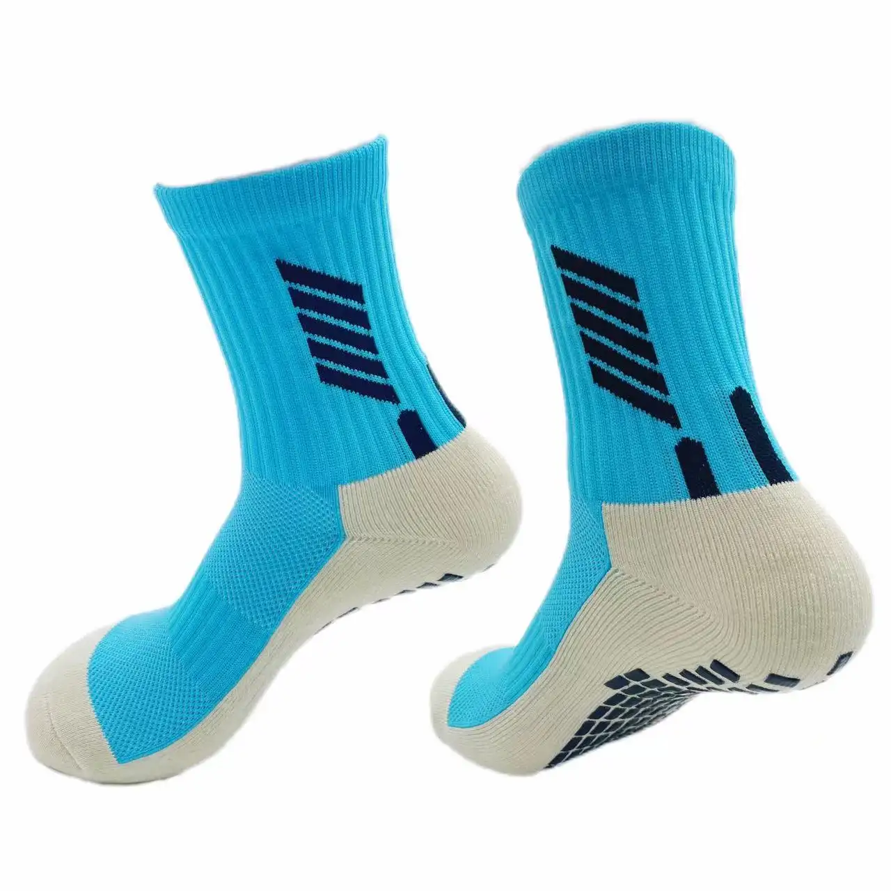 Bán sỉ biểu tượng tùy chỉnh chống trượt thể thao thoáng khí CREW SOCKS unisex thể thao thể thao vớ