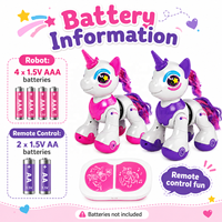 TOPSKY TOYS Kuda Robot Elektrik Interaktif Anak Unicorn 2.4G Remote Control Sensor Sentuh Lampu LED Suara - Penggunaan Dalam/Luar Ruangan