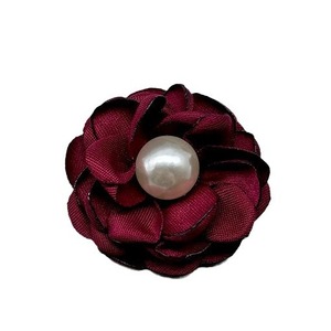 Accesorios para el Cabello con Borde Quemado Estilo Coreano, con Perla de 3.5 cm, Tela Hecha a Mano para Decoración de Ropa, Bolsos y Zapatos de Uso Casual - Product Image 5
