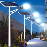 Lampu Jalan tenaga surya 200w daya tinggi, Set harga 1000w 5000 watt semua dalam satu Led lampu jalan luar ruangan tahan air lampu jalan tenaga surya
