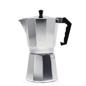 Klassische Italienische Kaffeemaschine im Stovenail-Stil, Minimalistische Runde Aluminium-Handkaffeekanne, Arabische Kaffeekanne Dallah zum Kaffeebrühen - Product Image 2