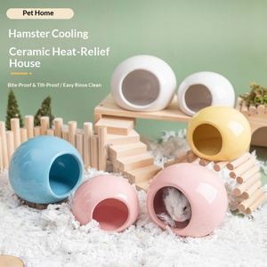 Nouveau Nid de Repos en Céramique pour Hamster, Refroidissant, Toutes Saisons, pour Petits Animaux, Maison-Cache pour Dormir - Product Image 1