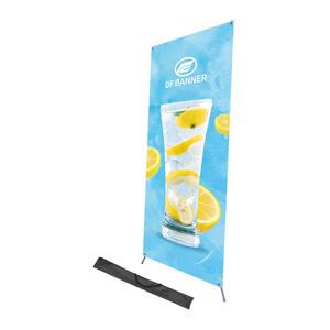 Soporte personalizable para pancarta con marco <span class=keywords><strong>X</strong></span>, soporte portátil de aluminio <span class=keywords><strong>X</strong></span> con soporte <span class=keywords><strong>X</strong></span> retráctil ajustable para publicidad y promoción - Product Image 2