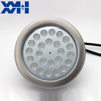 Luz LED Subacuática Programable DMX RDM para Fuentes, IP68, Acero Inoxidable, para Espectáculos Acuáticos Comerciales