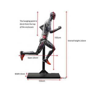 Nuevo Maniquí Robótico Eléctrico Motorizado, Realista, Flexible, Automático y Dinámico para Exhibición <span class=keywords><strong>de</strong></span> Ropa Deportiva en Escaparates - Product Image 6