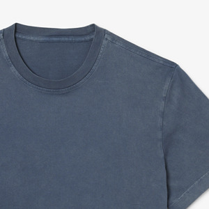 T-shirt da uomo di alta qualità, vestibilità dritta, pesante, lavato, 100% cotone, girocollo, tinta unita, traspirante - Product Image 4