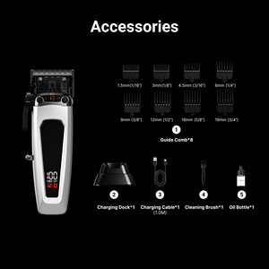 BS-106B Nueva Cortadora de Pelo y Barba Inalámbrica Profesional para el Hogar y la <span class=keywords><strong>Barber</strong></span>ía - Product Image 6