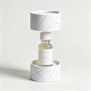 Envase Cilíndrico Ecológico para Cosméticos, Botella para Cuidado de la Piel, Tubo de Papel, Empaque Redondo de Cartón Impreso Personalizado con Ventana Transparente - Product Image 6