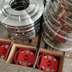 Bande <span class=keywords><strong>de</strong></span> cerclage en acier inoxydable pour câbles, télécommunications, poteaux <span class=keywords><strong>de</strong></span> transport - Product Image 6