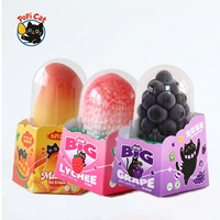 PoPI CAT Pabrik Langsung 3D Virus Internet Celebrity Es Krim Mangga Leci Anggur untuk Supermarket Ritel & Ekspor Grosir Kotak 75g