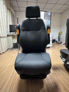 Siège à suspension mécanique robuste avec support lombaire pneumatique - Convient aux tracteurs, excavateurs, bulldozers - Product Image 3