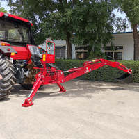 Kompakter Traktor-Heckanbau-Bagger mit Dreipunktaufhängung und Zapfwellenantrieb für Kompaktlader und Bagger