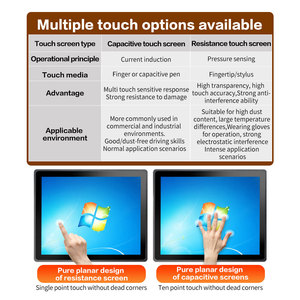 17 inch bảng điều khiển công nghiệp PC Android 4 + 32GB không quạt thiết kế bền Điều khiển công nghiệp tất cả-trong-một máy tính - Product Image 6