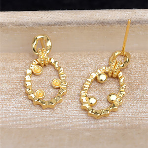 Boucles d'oreilles en argent sterling 925, fabrication artisanale, surface lisse, support vide à 3 perles, incrusté de perles, surface lisse, 5606, boucles d'oreilles tendance - Product Image 2