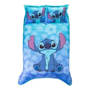 Edredón Doble Lavable con Fundas de Costura en Azul Concord - Product Image 5