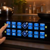 Table électrique chauffante intelligente à hauteur réglable sur mesure avec panneau de commande tactile, membrane tactile PET/PC, interrupteur tactile, clavier à membrane