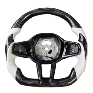 Volante CS de Fibra de Carbono para <span class=keywords><strong>BMW</strong></span> Serie 1 2 <span class=keywords><strong>3</strong></span> 4 5 6 7 8 G20 G26 G30 G01 G02 G80 G82 G87 F90 F95 F96 M3 M4, Accesorios para Auto - Product Image 2