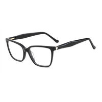 Lunettes de lecture unisexe anti-lumière bleue à monture carrée fine en PC, correction de la presbytie 1.0-4.0, avec étui pour tous les types de visage