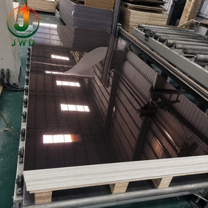 Papan Arang Bambu Cermin Logam PET Tekstur Logam Tahan Air Panel Solid Papan Dinding Latar Belakang - Product Image 2