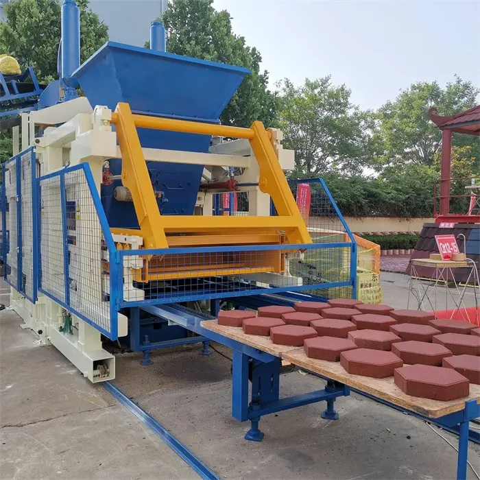 this is a money maker concrete cement hollow brick making machinery automatic hollow Block Machine