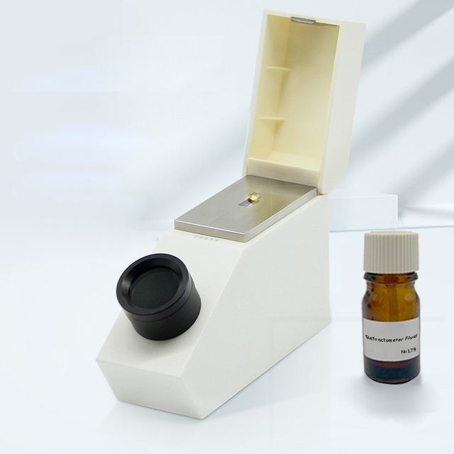 Professional Gem Refractive Index Tester for Jeweller Gemologist With Testing Range of 1.35~1.85 Gem Refractometer.