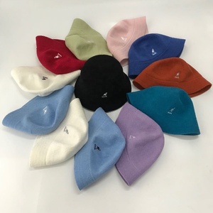 stylish cool short brim cheap custom customize embroidery terry towel cloth bucket hat hats terry towel fashion - Product Image 6