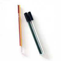 ZHUOPIN OEM Recharges de crayon mécanique en cire de paraffine colorée de qualité supérieure 2,0 mm 90 mm 3 pièces pour le dessin artistique, le croquis, l'ingénierie et l'école