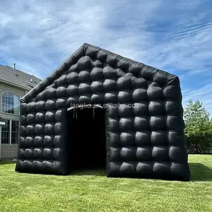 Large Black Inflatable Disco Party Tent Cube Wedding Tent Event Big Mobile  Portable Inflatable Night Club Tent Pavilion for Backyard/Outdoor