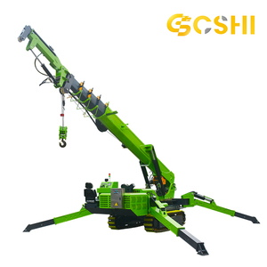 <span class=keywords><strong>Grue</strong></span> araignée diesel 8 tonnes à commande facile, hauteur de levage 21 m, <span class=keywords><strong>petite</strong></span> <span class=keywords><strong>grue</strong></span> <span class=keywords><strong>mobile</strong></span> hydraulique pour l'installation de vitres - Product Image 2