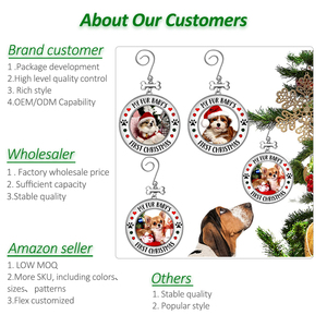 Tùy Chỉnh Kim Loại Khung Ảnh Quyến Rũ Cho Cây Giáng Sinh Treo Trang Trí Thăng Hoa Trang Trí Cho Lễ hội Thủ Công Mỹ Nghệ - Product Image 6