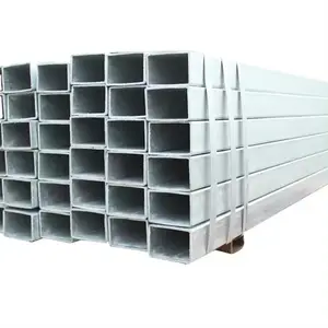 High quality SHS RHS Carbon Steel Pipe Tube Pre-Galvanized Square Rectangular Hollow Section Zinc Coated ERW Steel Tube