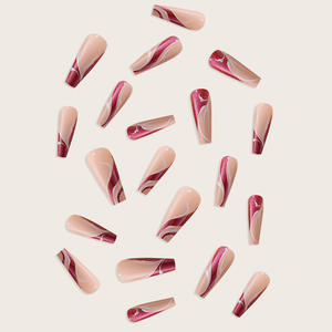 Esmalte de <span class=keywords><strong>uñas</strong></span> artificial para <span class=keywords><strong>uñas</strong></span>, esmalte de <span class=keywords><strong>uñas</strong></span> largas de bailarina, estilo coreano, <span class=keywords><strong>2023</strong></span> - Product Image 4