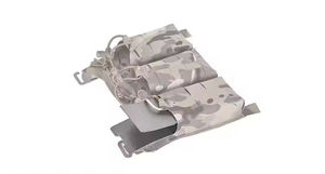 Support de chargeur tactique MAG en nylon haute pression avec clip 5.56mm/7.62 et plaque de retenue intégrée MOLLE - Product Image 3