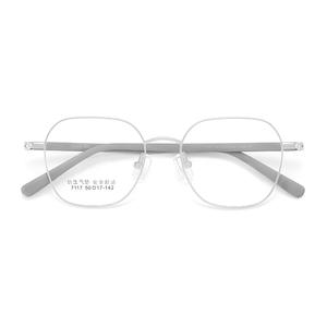 Montures de lunettes pour enfants Huan Bao 7117, rectangulaires, monture complète, avec coussinets de nez antidérapants en silicone, pour les enfants de 6 à 12 ans - Product Image 2