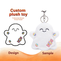 minimale de commande prix d'usine délai de livraison rapide cadeaux promotionnels porte-clés en peluche personnalisé