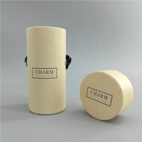 Eleganti Scatole Regalo Personalizzate con Logo, Mini Scatole in Cartone Beige con Coperchio per Fiori, Modello EAAB, Marca OEM