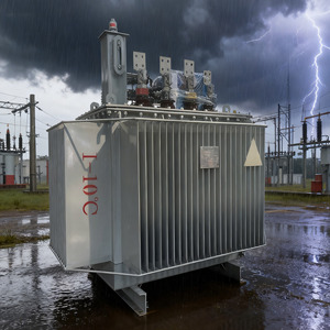 หม้อแปลงไฟฟ้าแบบจุ่มน้ำมันสามเฟส/สามสาย  ขนาด 100kVA/125kVA/150kVA  วัสดุทองแดงบริสุทธิ์  แบบกำหนดเองจากผู้ผลิต  วัสดุ S11-M/S13 - Product Image 1
