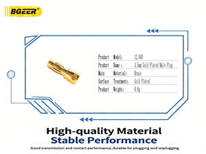 3,5 mm bananenstekker verguld koper gesoldeerde lantaarnpin mannelijke vrouwelijke connectoren voor vluchtcontrollermodellen - Product Image 2