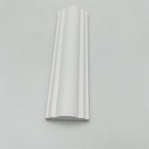 Modanature Battiscopa in WPC Polistirene Bianco Puro Moderno a Basso Prezzo - Product Image 5