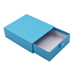 Logo personnalisé boîte de papier de tiroir Coulissante Pliante emballage cadeau Boîte de rangement avec tiroir - Product Image 3