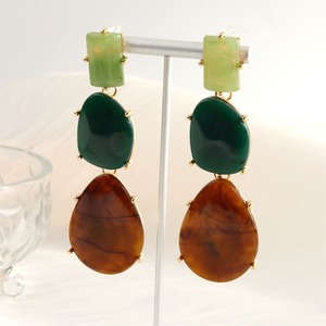 Orecchini Pendenti ZA in Resina Geometrica Esagerata Multistrato in Metallo <span class=keywords><strong>Accessori</strong></span> <span class=keywords><strong>Moda</strong></span> Semplici a Goccia - Product Image 5