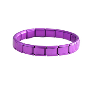 Bracelet de montre en acier inoxydable, fermoir magnétique, chaîne élastique, couleur unie, pour femmes et hommes, accessoire de bijoux - Product Image 5