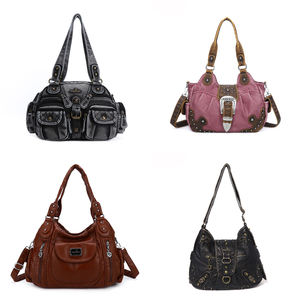 Bolso de mujer con tachuelas de estilo occidental Angel Kiss-Bolso cruzado multifuncional de cuero PU <span class=keywords><strong>para</strong></span> damas - Product Image 2