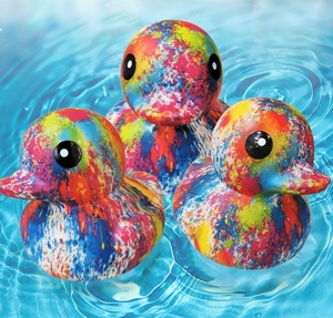 Cao su <span class=keywords><strong>Deluxe</strong></span> Splash vịt 6inch cho cần cẩu & Cứu Chuộc các trung tâm - Product Image 5