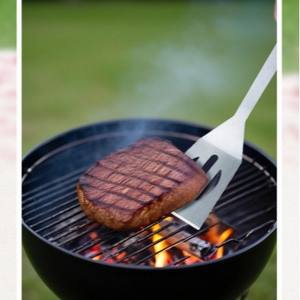 Ensemble d'outils de barbecue en acier inoxydable, 9 pièces, kit de grillade portable d'extérieur, multifonctionnel, durable, sac de rangement en Oxford - Product Image 3