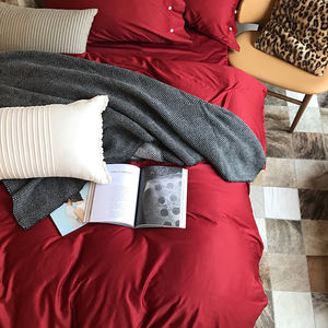 Parure <span class=keywords><strong>de</strong></span> lit en <span class=keywords><strong>coton</strong></span> <span class=keywords><strong>satin</strong></span>é pelucheux des années 60 pour <span class=keywords><strong>grand</strong></span> hôtel - Product Image 3