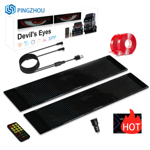 RGB đầy đủ màu sắc linh hoạt <span class=keywords><strong>LED</strong></span> hiển thị cho ô tô và xe tải văn bản lập trình hoạt hình kính chắn gió logo - Product Image 5