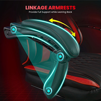 Chaise de jeu ergonomique personnalisée, robuste, avec massage par vibration, inclinable, pivotante, chaise de jeu pour ordinateur avec repose-pieds