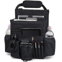 Sac de rangement avant de voiture personnalisé en polyester 600, design minimaliste et moderne, multifonctionnel, à suspendre au dossier du siège arrière, pour tablette