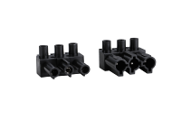 Connecteur de fil électrique à connexion rapide 16A 500V 3 broches mâle femelle enfichable boîtier en nylon de contact en cuivre pour les applications d'alimentation